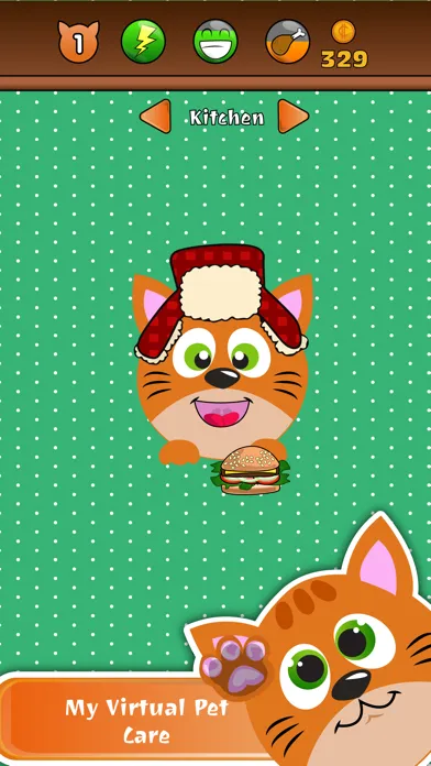 Tangkapan layar My Virtual Pet Care: Baby Bear Vet Doctor 4 Girls