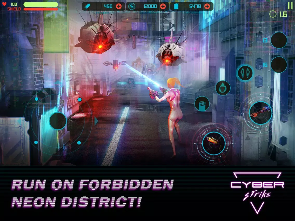 Cyber Strike - Infinite Runner iPad স্ক্রিনশট