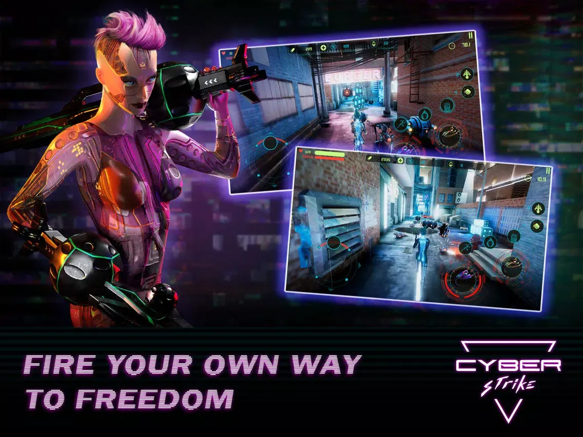 Cyber Strike - Infinite Runner iPad স্ক্রিনশট