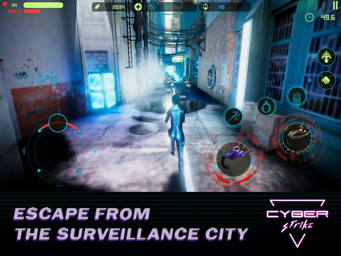 Cyber Strike - Infinite Runner iPad স্ক্রিনশট