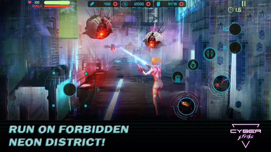 Cyber Strike - Infinite Runner স্ক্রিনশট