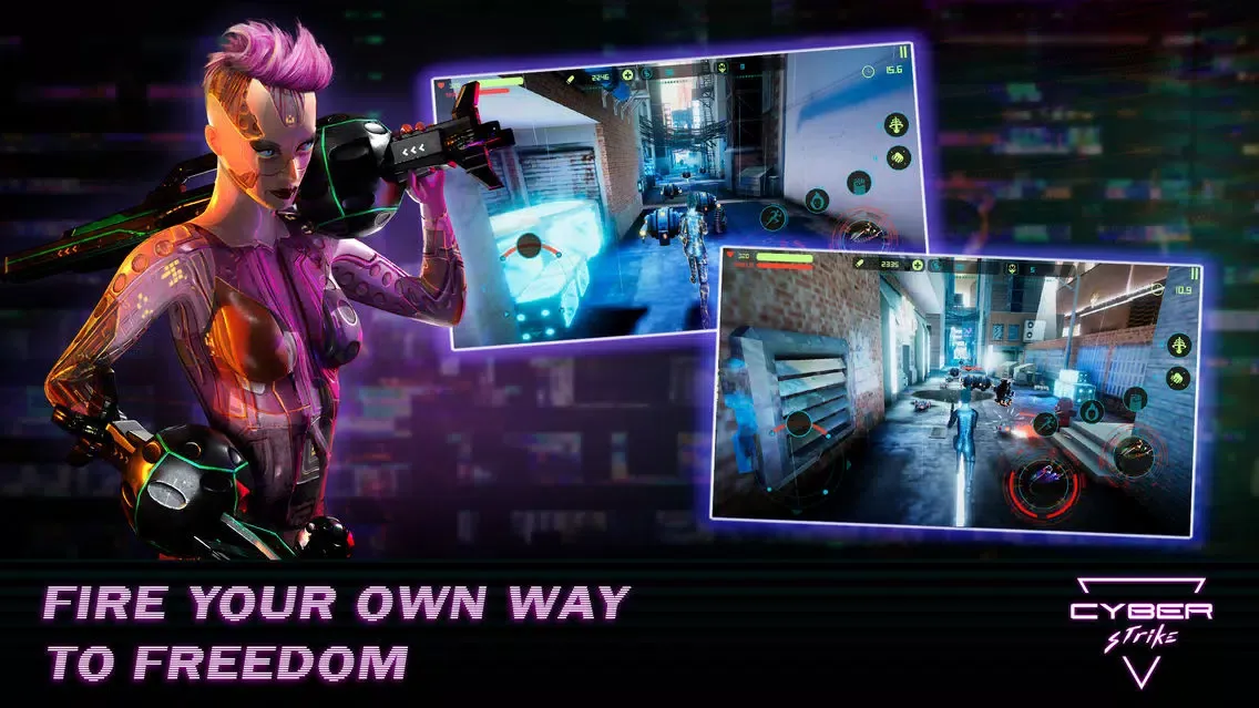 Cyber Strike - Infinite Runner স্ক্রিনশট