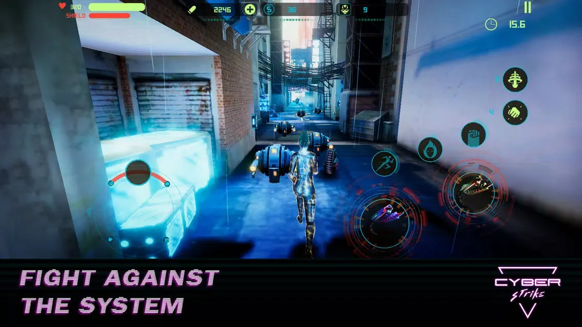 Cyber Strike - Infinite Runner স্ক্রিনশট