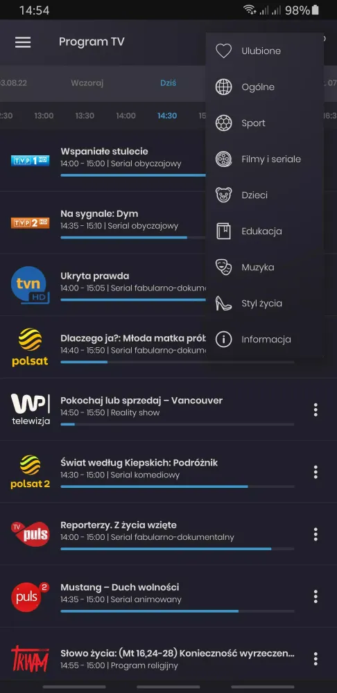 Capturas de pantalla de TV Smart GO