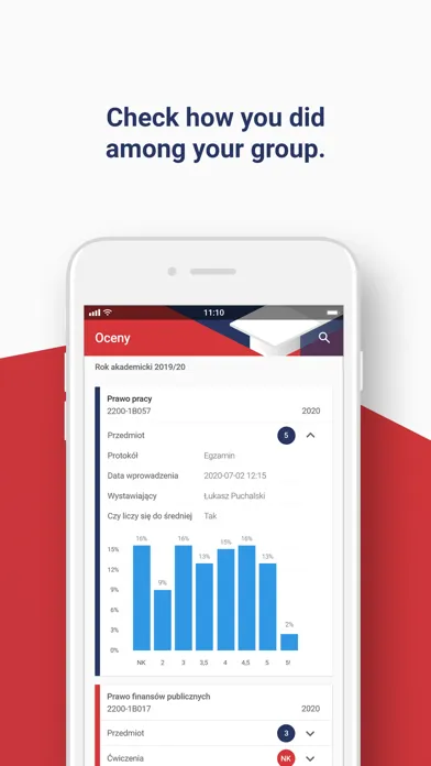 Tangkapan skrin Mobile USOS UMCS