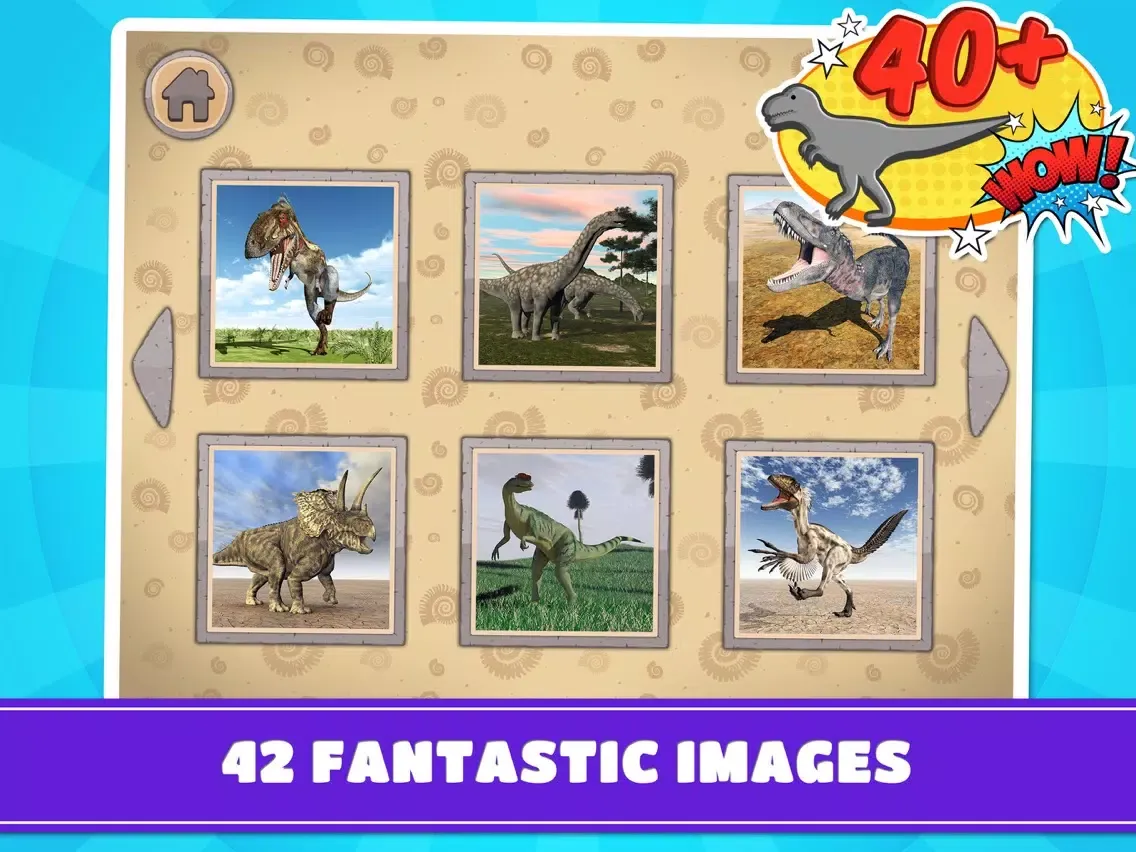 Скриншоты Dinosaurs Prehistoric Animals - Puzzle Game iPad 