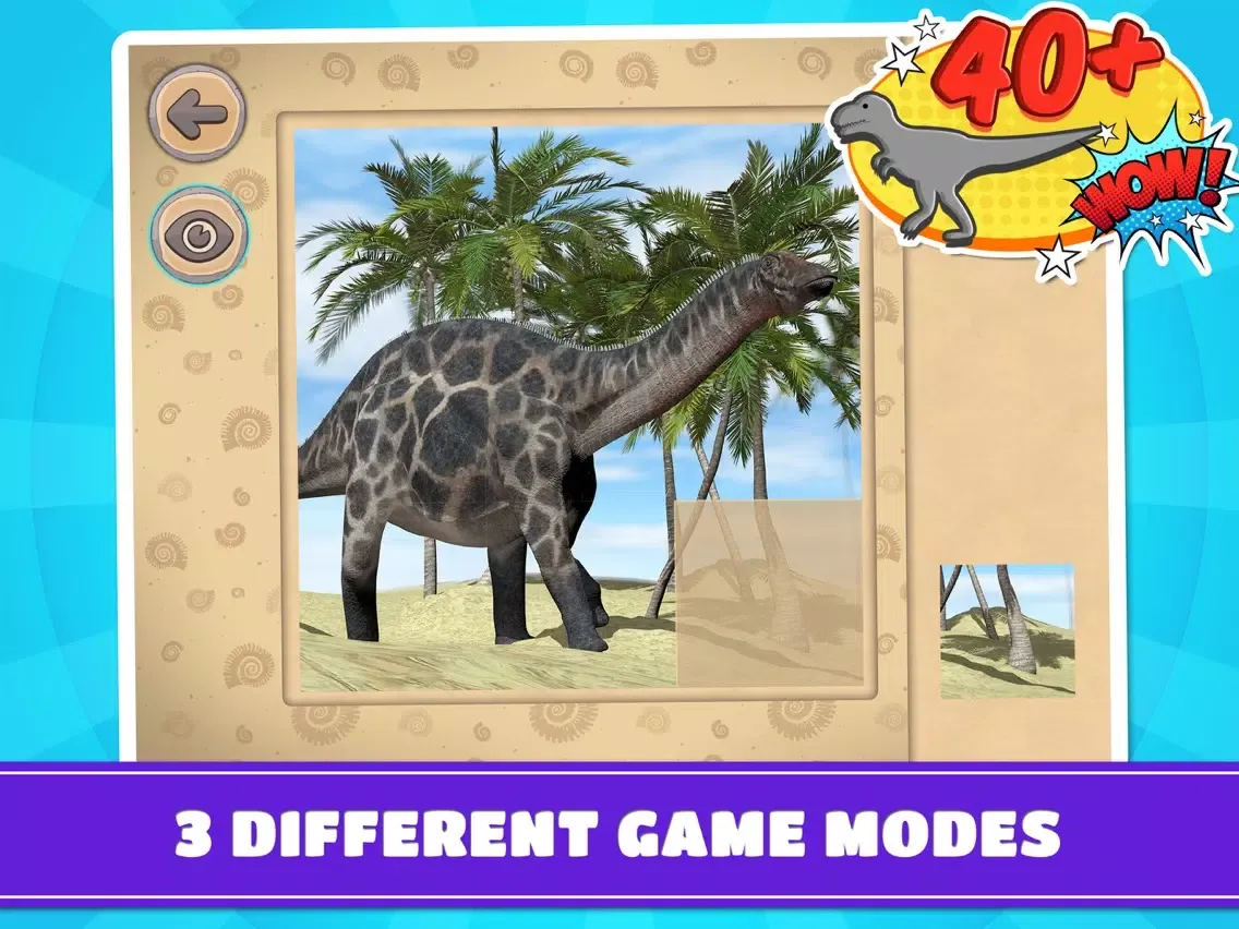 Скриншоты Dinosaurs Prehistoric Animals - Puzzle Game iPad 