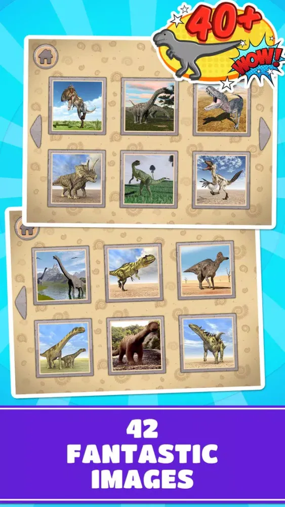 Скриншоты Dinosaurs Prehistoric Animals - Puzzle Game