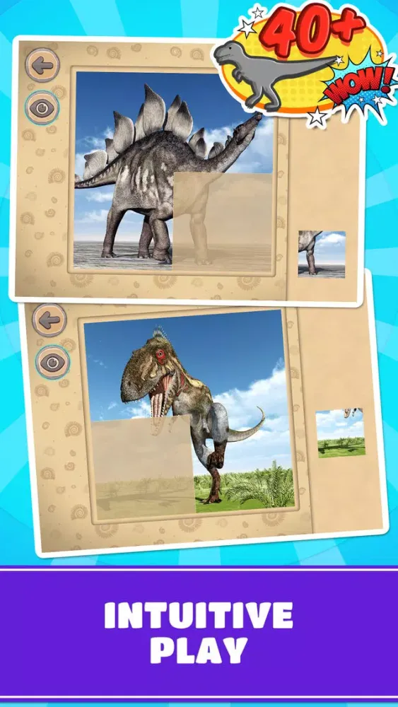 Скриншоты Dinosaurs Prehistoric Animals - Puzzle Game
