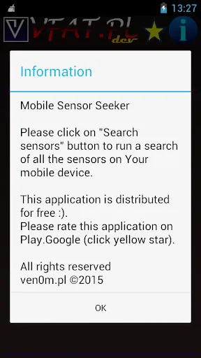 Mobile Sensor Seeker স্ক্রিনশট