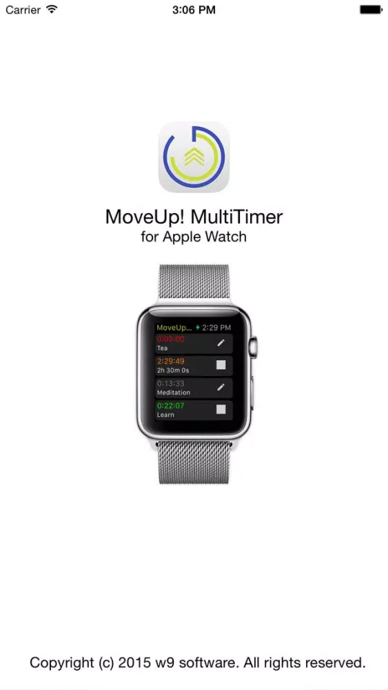 ภาพหน้าจอของ MoveUp! MultiTimer