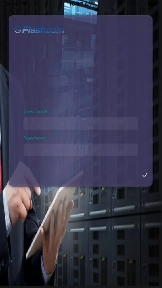 ภาพหน้าจอของ DataMobile Dashboard
