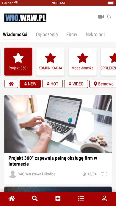 WiO - Warszawa i Okolice Ekran Görüntüleri