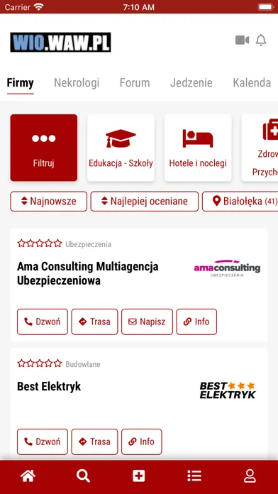 WiO - Warszawa i Okolice Ekran Görüntüleri