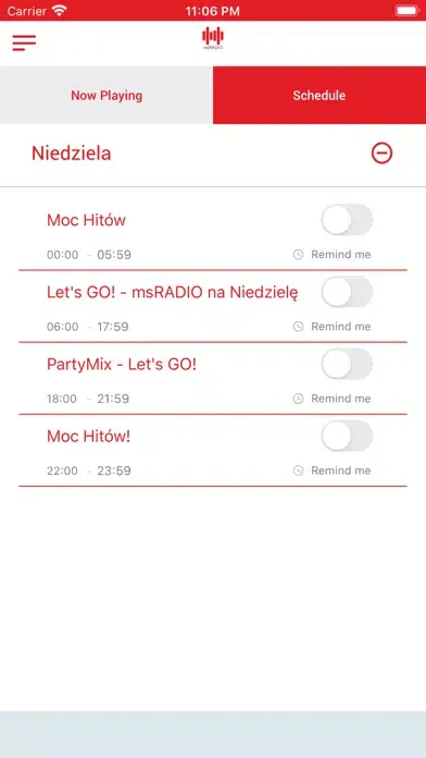 msRADIO Screenshots