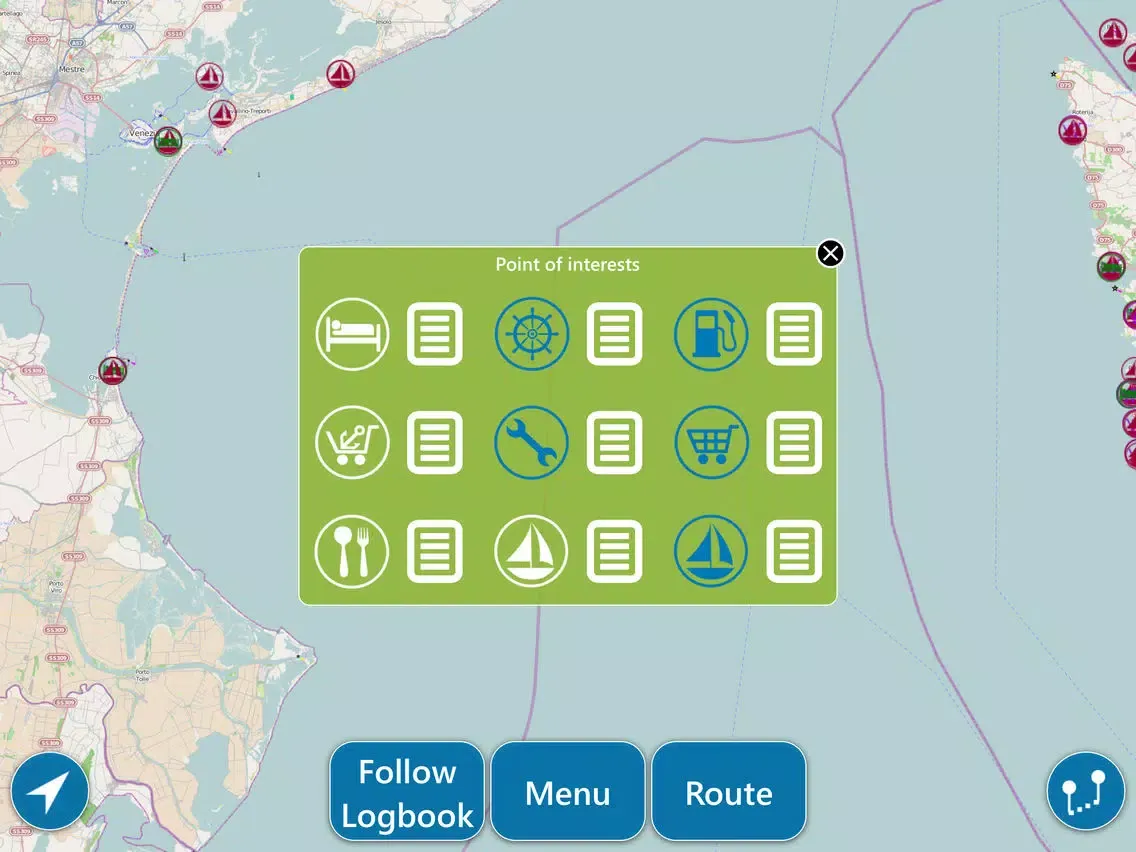 NaviApp Adriatic - best navigation of the Croatia Adriatic Sea iPad  Screenshots