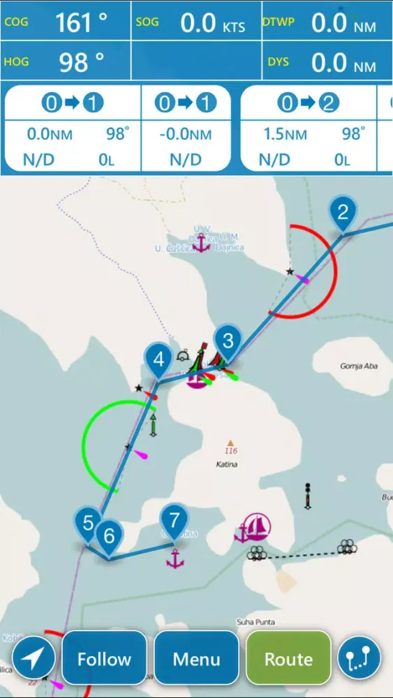 NaviApp Adriatic - best navigation of the Croatia Adriatic Sea Screenshots