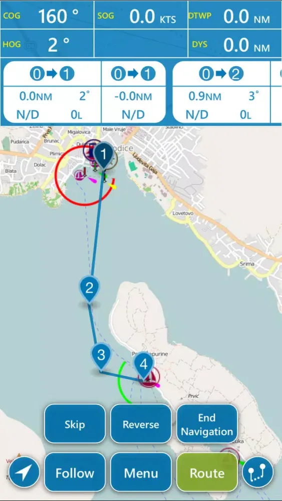 NaviApp Adriatic - best navigation of the Croatia Adriatic Sea Screenshots