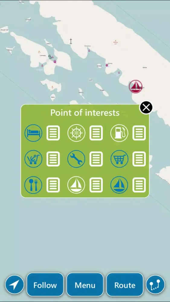 NaviApp Adriatic - best navigation of the Croatia Adriatic Sea Screenshots