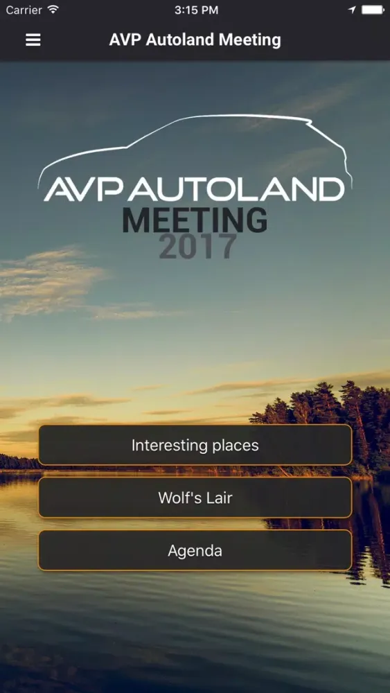 Tangkapan skrin AVP Autoland Meeting