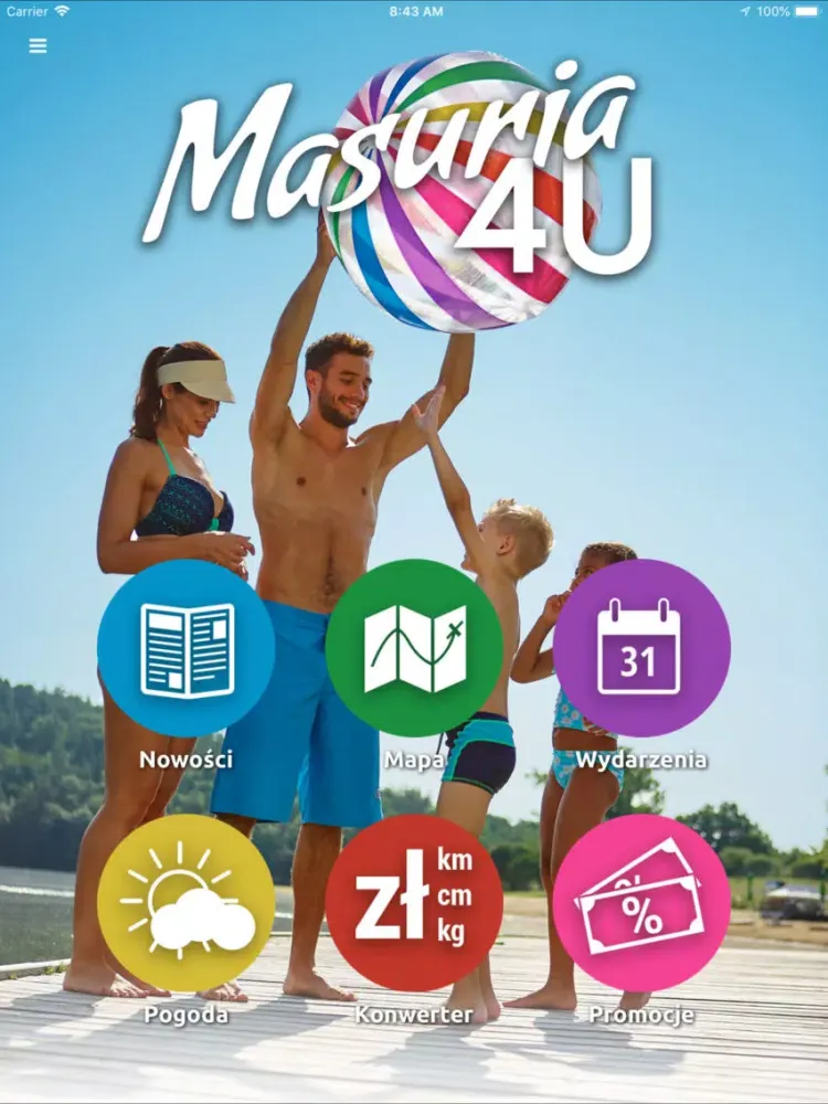 Zrzuty ekranu Masuria 4U iPad 