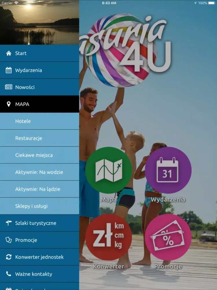 Zrzuty ekranu Masuria 4U iPad 