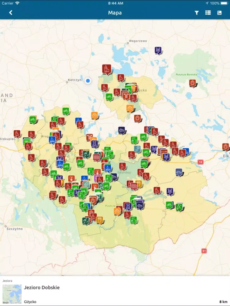 Zrzuty ekranu Masuria 4U iPad 