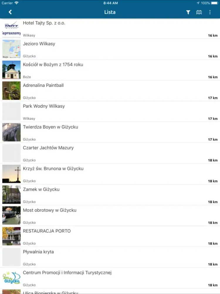 Zrzuty ekranu Masuria 4U iPad 