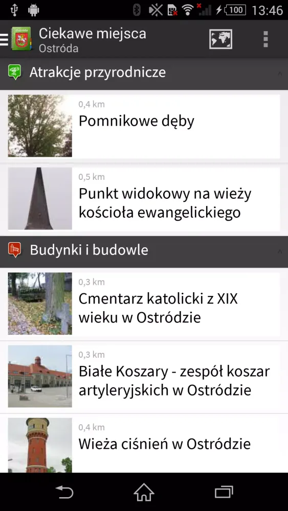 Ostróda - mobilny przewodnik Ekran Görüntüleri