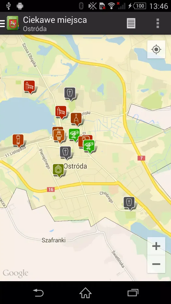 Ostróda - mobilny przewodnik Ekran Görüntüleri