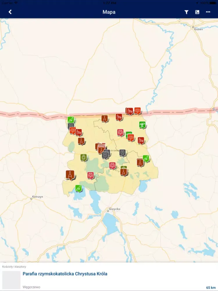 Węgorzewo, Północne Mazury iPad  স্ক্রিনশট