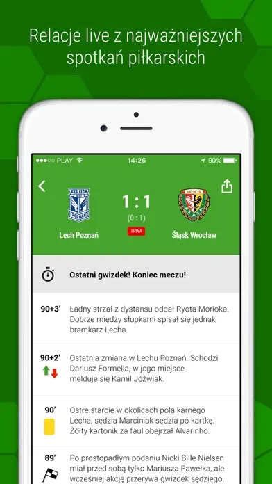 Captures d'écran de WP SportoweFakty