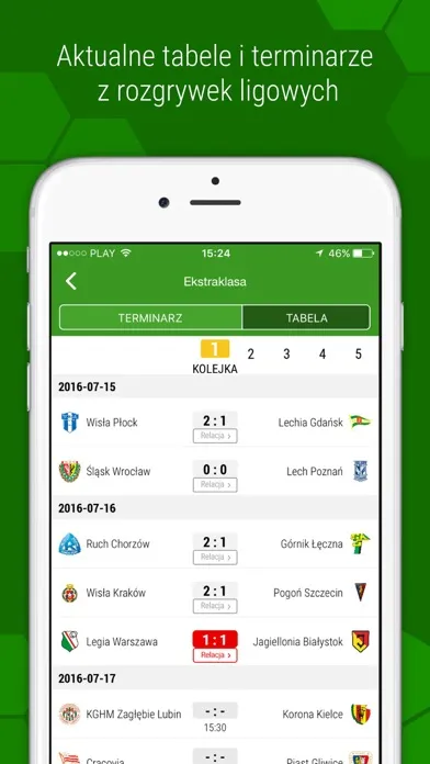 Captures d'écran de WP SportoweFakty