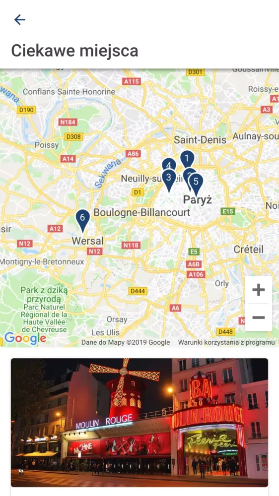 INTER-TEAM Travel app Screenshots