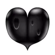 Black Heart Sticker Pack