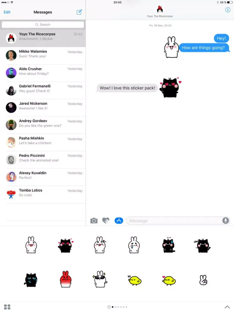 Capturas de tela do Chub Chub iPad 