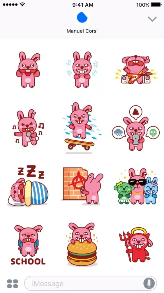 Brat Bunny Stickers スクリーンショット