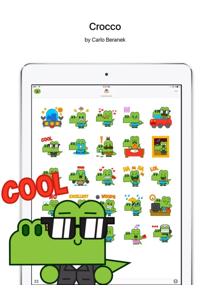 Ảnh chụp màn hình của Crocco iPad 