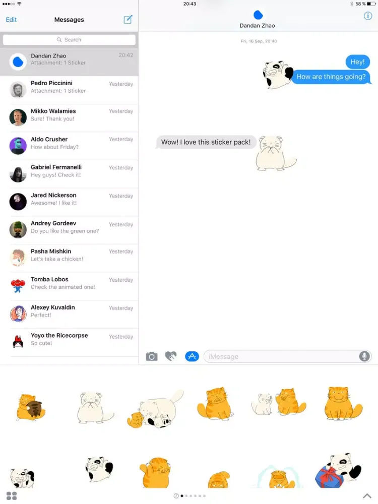 Go! Cats - Animated Stickers iPad  Screenshots
