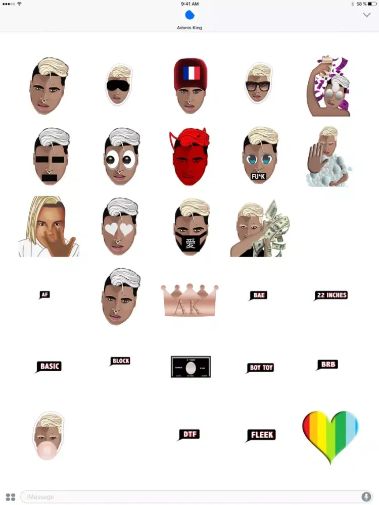 KingMoji Provocative Stickers iPad  سکرین شاٹس