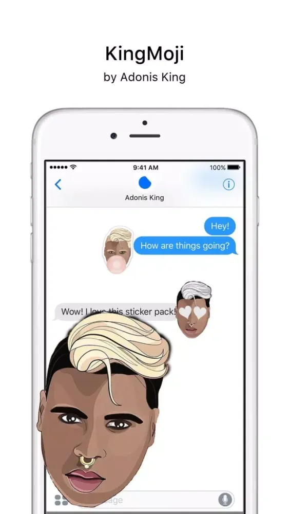 KingMoji Provocative Stickers سکرین شاٹس