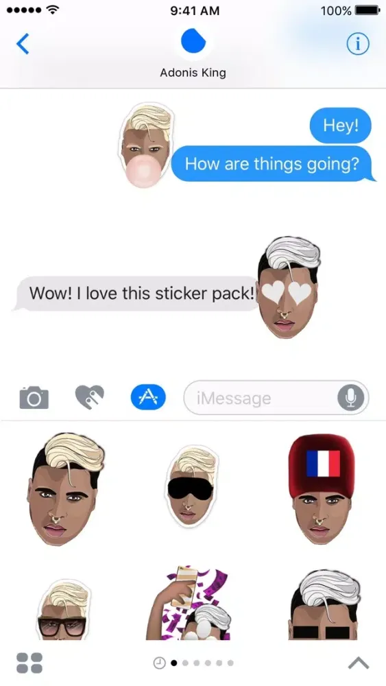 KingMoji Provocative Stickers سکرین شاٹس