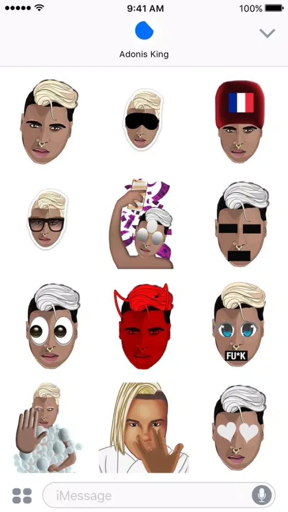 KingMoji Provocative Stickers سکرین شاٹس