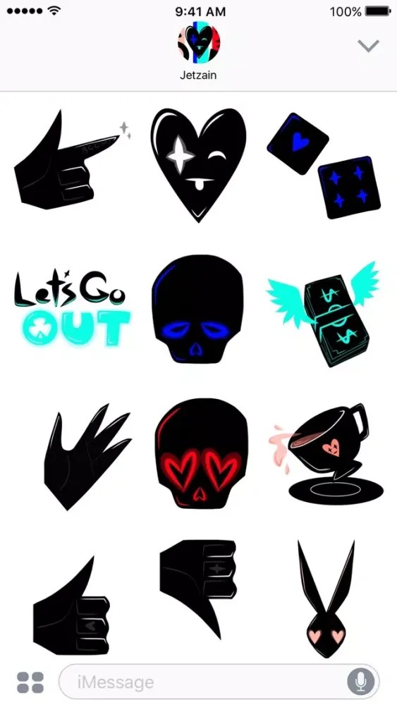 Ảnh chụp màn hình của L8NITE - Animated Stickers