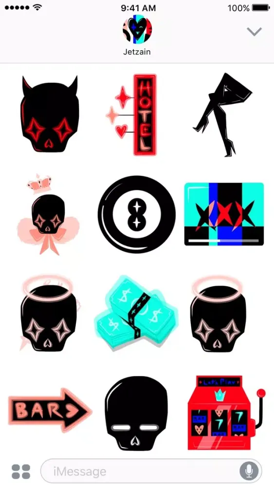 Ảnh chụp màn hình của L8NITE - Animated Stickers