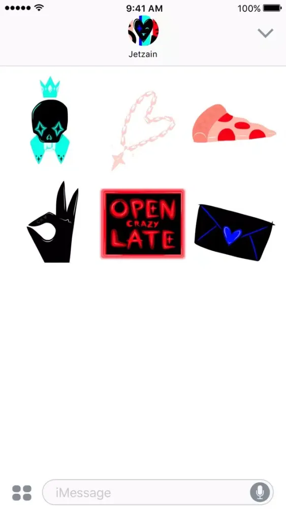 Ảnh chụp màn hình của L8NITE - Animated Stickers
