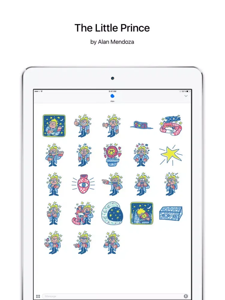 The Little Prince Stickers iPad  Ekran Görüntüleri