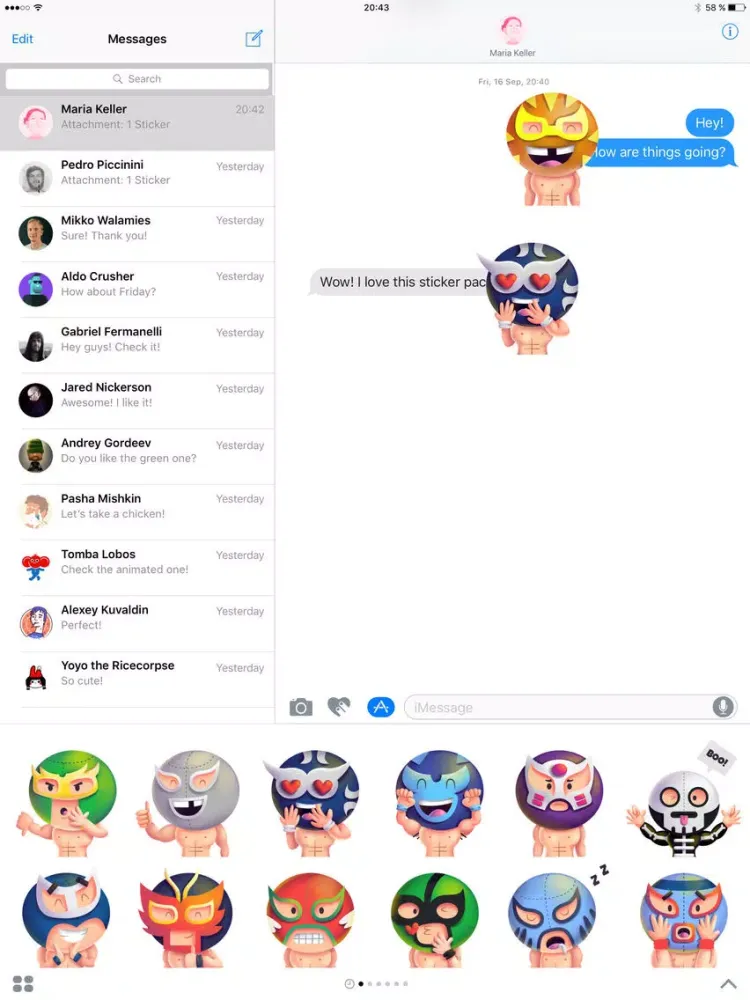 ภาพหน้าจอของ Lucha Libre iPad 