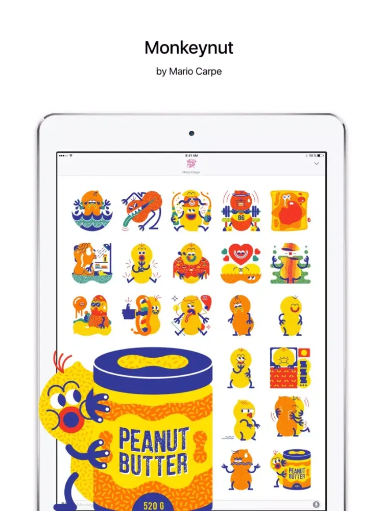 Скриншоты Monkeynut iPad 