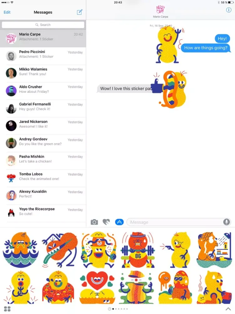 Скриншоты Monkeynut iPad 